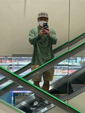 「MASSES（マシス）のアイテム」を使った、飛車角さん（メンズ・180cm）の夏コーディネート