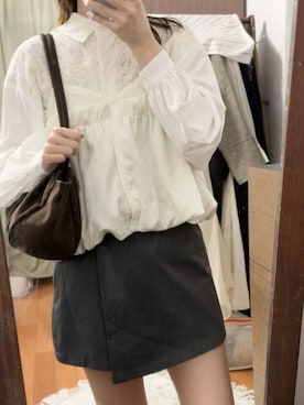 「hinari（ヒナリ）のアイテム」を使った、levemrさん（レディース・157cm）の夏コーディネート