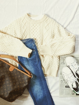 r。さん(レディース・157cm)の冬コーディネート