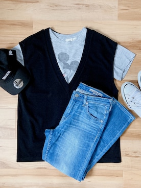 r。さん(レディース・157cm)の春コーディネート