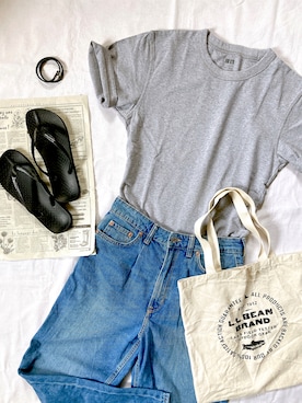 「TIDEWAY（タイドウェイ）のアイテム（アクセサリー）」を使った、r。さん（レディース・157cm）の夏コーディネート