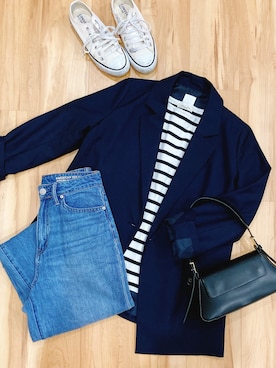 r。さん（レディース・157cm）の春コーディネート