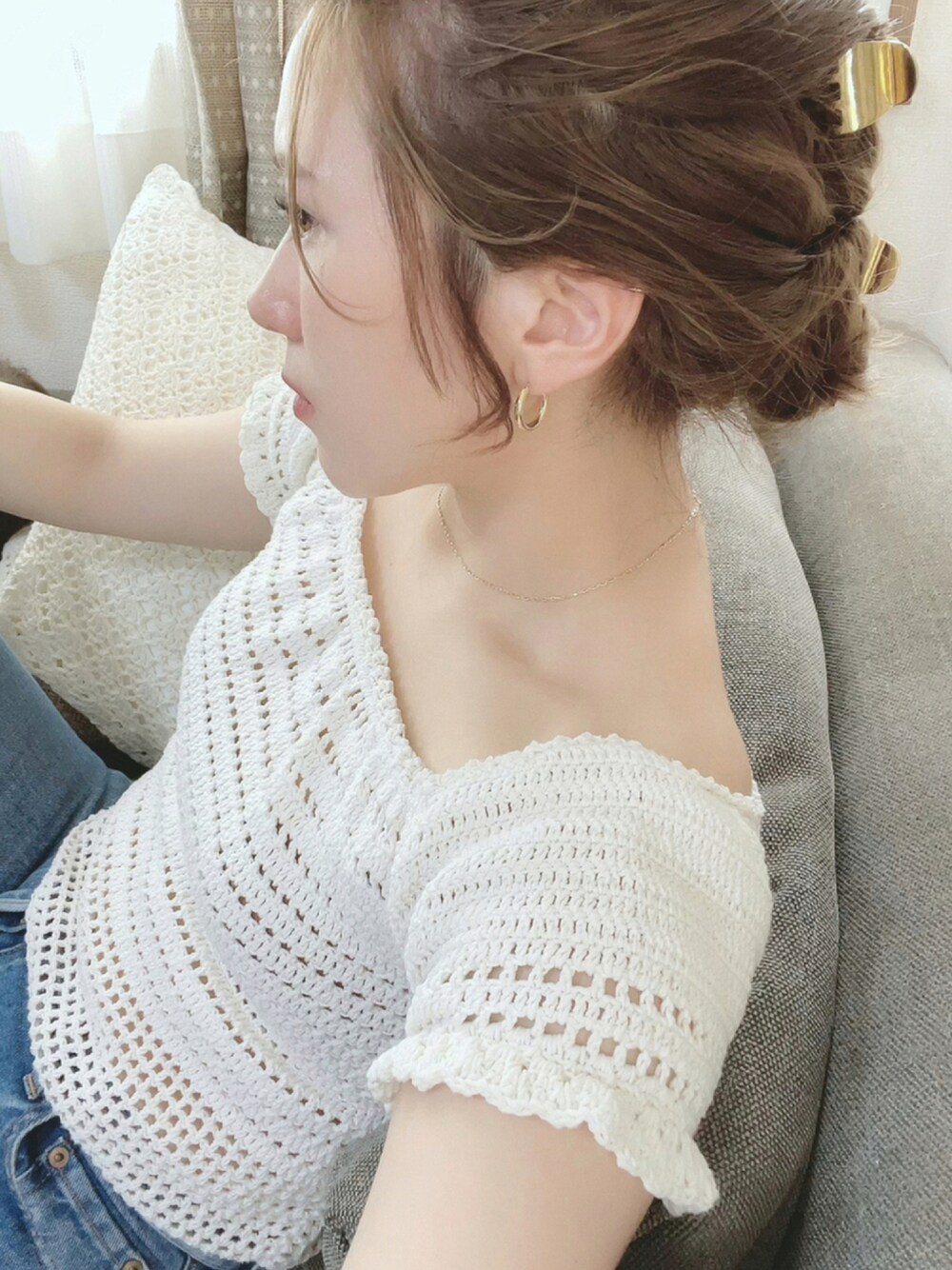 luijewelryヘアクリップ