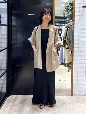 「A part by（アパートバイ）のアイテム（ジャケット/アウター）」を使った、ナオさん（レディース・158cm）の夏コーディネート