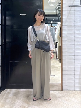 「A part by（アパートバイ）のアイテム（サンダル）」を使った、ナオさん（レディース・158cm）の夏コーディネート