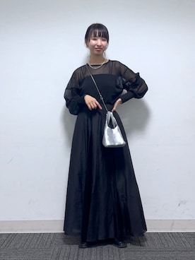「アパートバイローリーズ」｜「アイテム（ローファー）」を使った、ナオさん（レディース・158cm）の夏コーディネート
