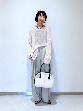 「A part by（アパートバイ）のアイテム（サンダル）」を使った、ナオさん（レディース・158cm）の春コーディネート