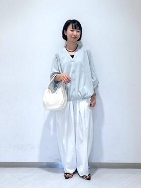 「A part by（アパートバイ）のアイテム（サンダル）」を使った、ナオさん（レディース・158cm）の春コーディネート
