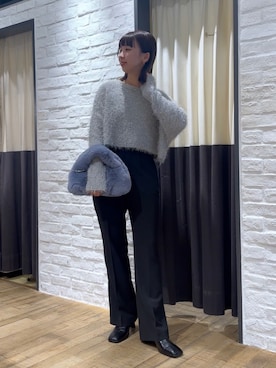 「アパートバイローリーズ」｜「アイテム（ワンピース/ドレス）」を使った、ナオさん（レディース・158cm）の秋コーディネート