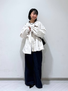「アイテム（パンプス）」を使った、ナオさん（レディース・158cm・20代）の春コーディネート