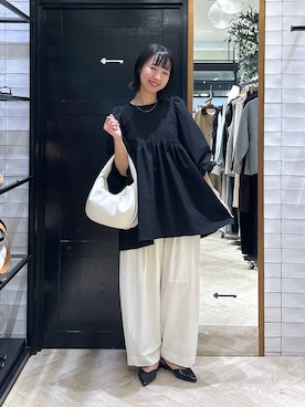 「アイテム（パンプス）」を使った、ナオさん（レディース・158cm・20代）の春コーディネート