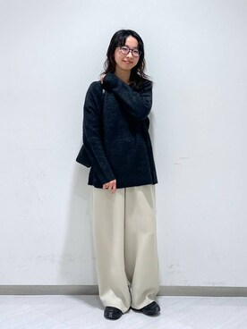 「A part by（アパートバイ）のアイテム（ハンドバッグ）」を使った、ナオさん（レディース・158cm）の秋コーディネート