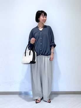 「A part by（アパートバイ）のアイテム（サンダル）」を使った、ナオさん（レディース・158cm）の春コーディネート