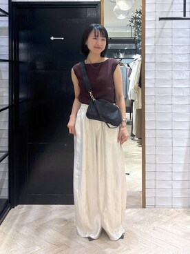 「A part by（アパートバイ）のアイテム（サンダル）」を使った、ナオさん（レディース・158cm）の夏コーディネート