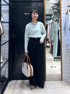 「A part by（アパートバイ）のアイテム（サンダル）」を使った、ナオさん（レディース・158cm）の春コーディネート