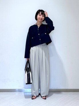「A part by（アパートバイ）のアイテム（サンダル）」を使った、ナオさん（レディース・158cm）の春コーディネート