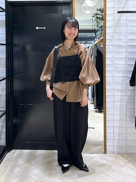 「アイテム（パンプス）」を使った、ナオさん（レディース・158cm・20代）の春コーディネート