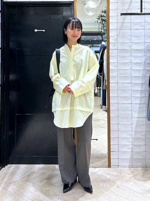 ワンピース チュニック JAYRO ワンピース 一つボタンスキッパーチュニックワンピース