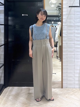 「A part by（アパートバイ）のアイテム（サンダル）」を使った、ナオさん（レディース・158cm）の夏コーディネート