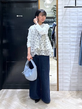 「アイテム（パンプス）」を使った、ナオさん（レディース・158cm・20代）の春コーディネート