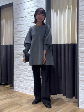 「アパートバイローリーズ」｜「アイテム（ローファー）」を使った、ナオさん（レディース・158cm）の秋コーディネート