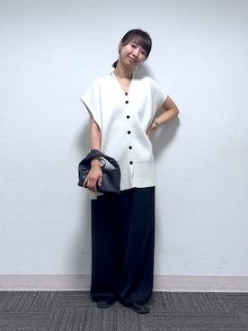 「ベストコーデ」｜「アイテム（ローファー）」を使った、ナオさん（レディース・158cm）の夏コーディネート