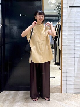 「A part by（アパートバイ）のアイテム（サンダル）」を使った、ナオさん（レディース・158cm）の夏コーディネート