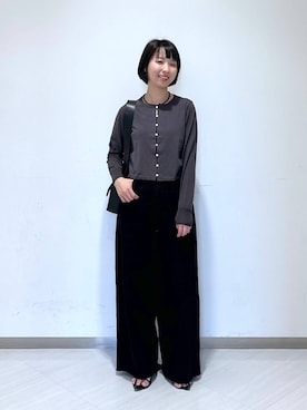 「A part by（アパートバイ）のアイテム（サンダル）」を使った、ナオさん（レディース・158cm）の春コーディネート