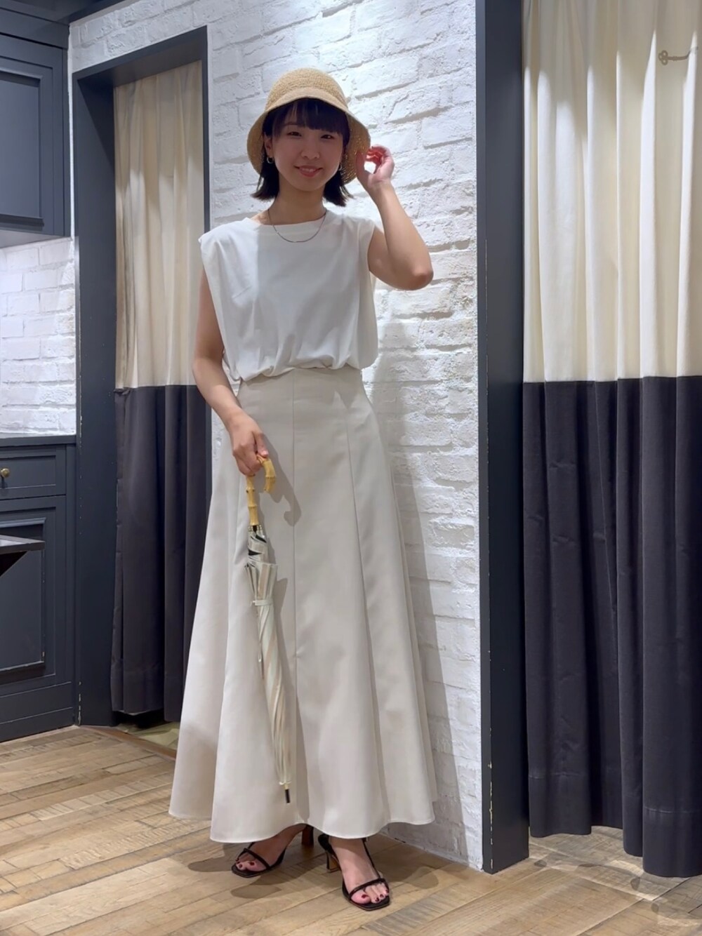 【麦わら帽子コーデに】★CHANEL★サンダル★数量限定 Chanelシャネル 女性向けストローハットハイブランドパロディ
