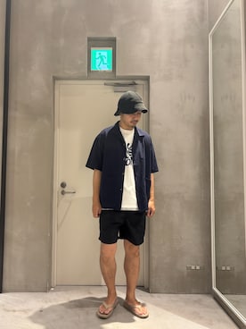 「アイテム（シャツ/ブラウス）」を使った、Sasakiさん（メンズ・180cm）の夏コーディネート