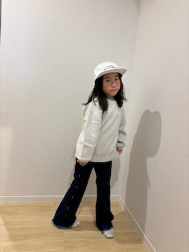 「アイテム（バレエシューズ）」を使った、Sasakiさん（キッズ・120cm）の秋コーディネート