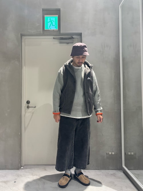 セール】【SOUNDS GOOOOD】製品染めコーデュロイベルテッドクロップド