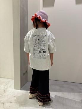 「アイテム（帽子）」を使った、Sasakiさん（キッズ・120cm）の春コーディネート