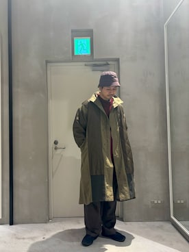 「アイテム（モッズコート）」を使った、Sasakiさん（メンズ・180cm）の秋コーディネート