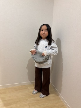 「アイテム（バレエシューズ）」を使った、Sasakiさん（キッズ・120cm）の秋コーディネート