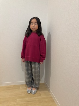 「アイテム（バレエシューズ）」を使った、Sasakiさん（キッズ・120cm）の秋コーディネート