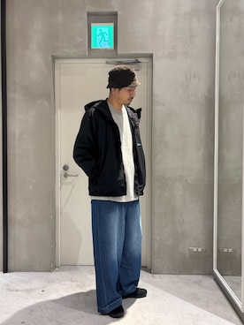 「アイテム（マウンテンパーカー）」を使った、Sasakiさん（メンズ・180cm）の秋コーディネート