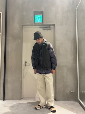 「Franklin Climbing（フランクリンクライミング）のアイテム」を使った、Sasakiさん（メンズ・180cm）の春コーディネート