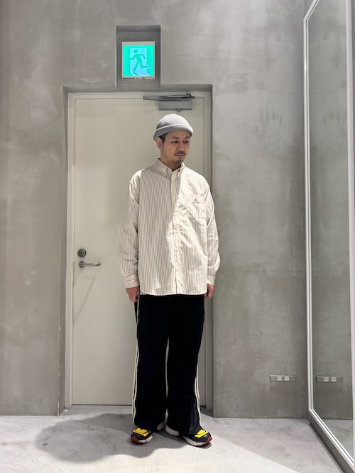 【GEVACO】ベーシックオーバーサイズストライプシャツ