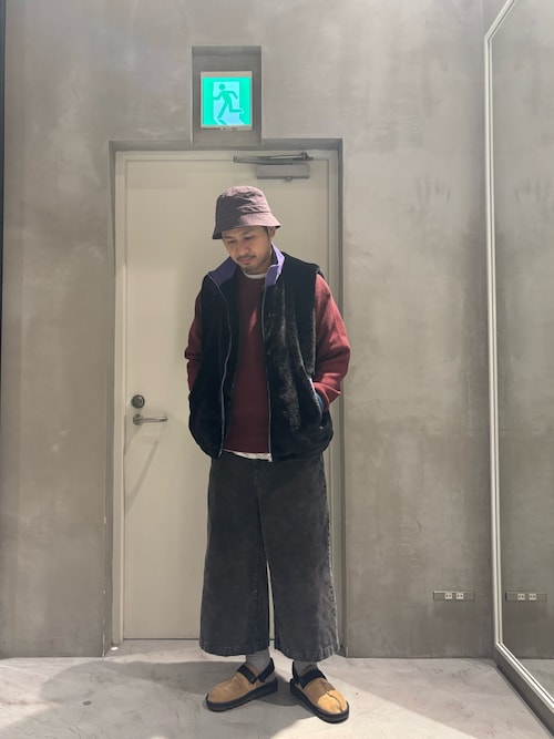 セール】【SOUNDS GOOOOD】製品染めコーデュロイベルテッドクロップド