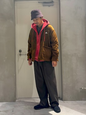 「アイテム（その他アウター）」を使った、Sasakiさん（メンズ・180cm）の冬コーディネート