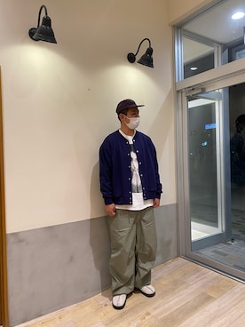 「Reebok（リーボック）のアイテム（スリッポン）」を使った、Sasakiさん（メンズ・180cm）の春コーディネート