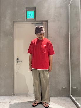 「CIAOPANIC TYPY（チャオパニックティピー）のアイテム」を使った、Sasakiさん（メンズ・180cm）の夏コーディネート