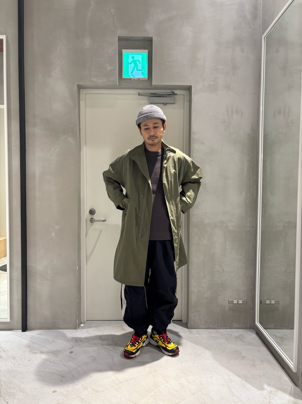 GEVACO / ゲバコ モッズリバーコート ホワイト キルティングコート GEVACO / ゲバコ モッズリバーコート ホワイト キルティングコート