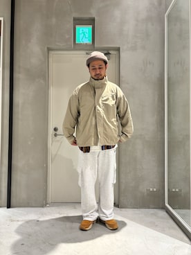 「CIAOPANIC TYPY（チャオパニックティピー）のアイテム（ニットキャップ/ビーニー）」を使った、Sasakiさん（メンズ・180cm）の春コーディネート