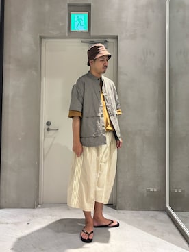 「etsinta（エシンタ）のアイテム」を使った、Sasakiさん（メンズ・180cm）の夏コーディネート