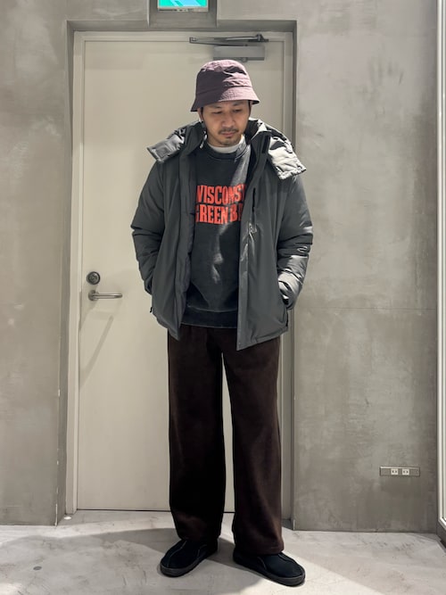 チャオパニック　アウター ユニセックス】防風/中綿/2WAYウォーマーパファーブルゾン（ダウン