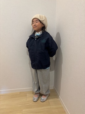 「アイテム（マウンテンパーカー）」を使った、Sasakiさん（キッズ・120cm）の秋コーディネート