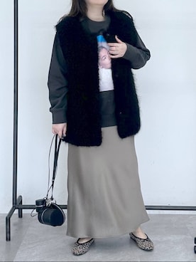 「アイテム（スウェット）」を使った、yoco＿O0uさん（レディース・157cm・40代）の秋コーディネート