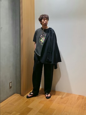「アイテム（その他アウター）」を使った、UR_SkmK.さん（メンズ・167cm）の夏コーディネート